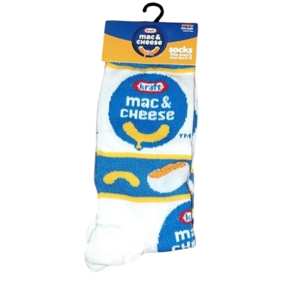 Kraft Mac & Cheese Novelty Socks